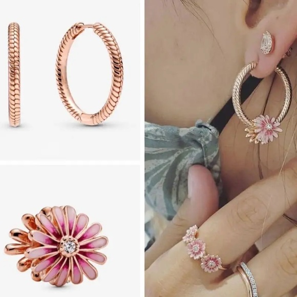 Pandora 925 Sterling Silver Golden Snitch Earrings Women’s Ear Pin Fine Jewelry - Picture 14 of 16